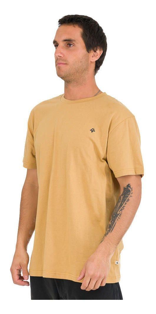 Polera Kivül Hombre Logo Reciclada Amarillo-1