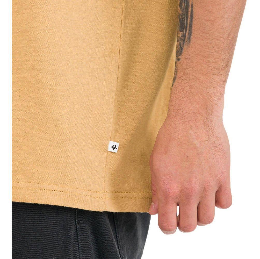 Polera Kivül Hombre Logo Reciclada Amarillo-4