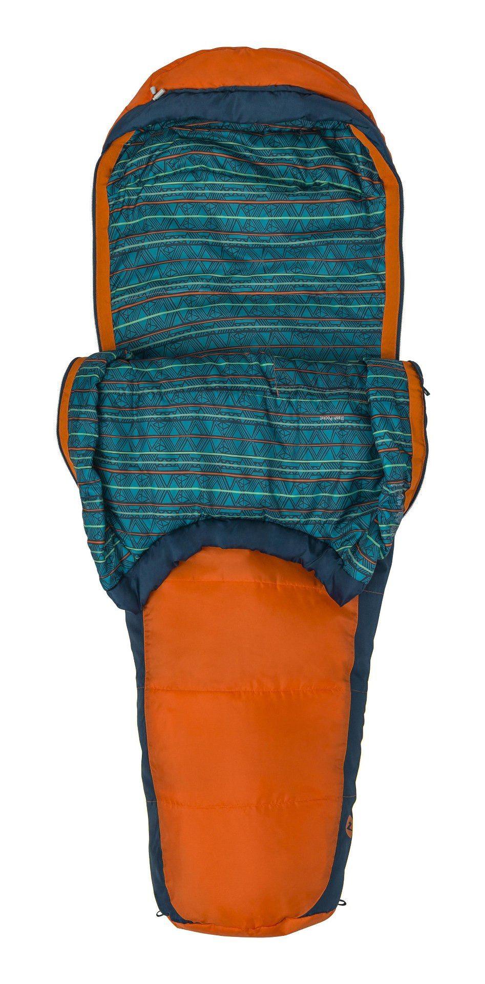 Saco Marmot Niño De Dormir Banzai Trestle Naranjo-1