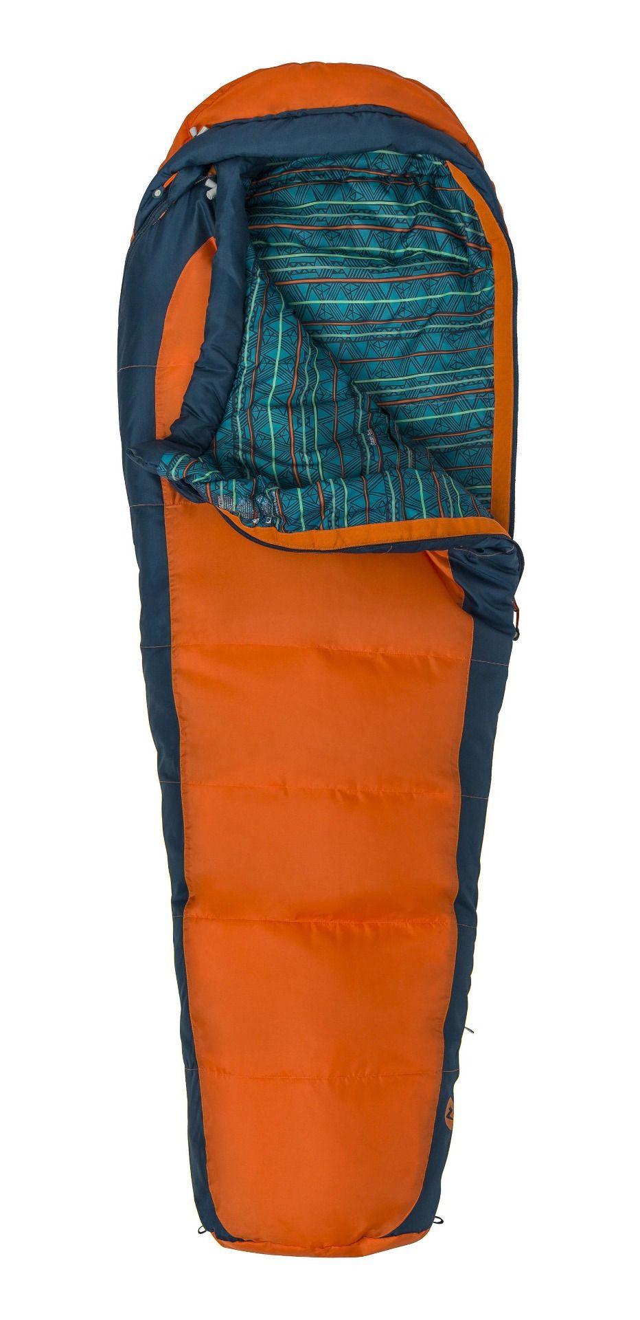 Saco Marmot Niño De Dormir Banzai Trestle Naranjo-2