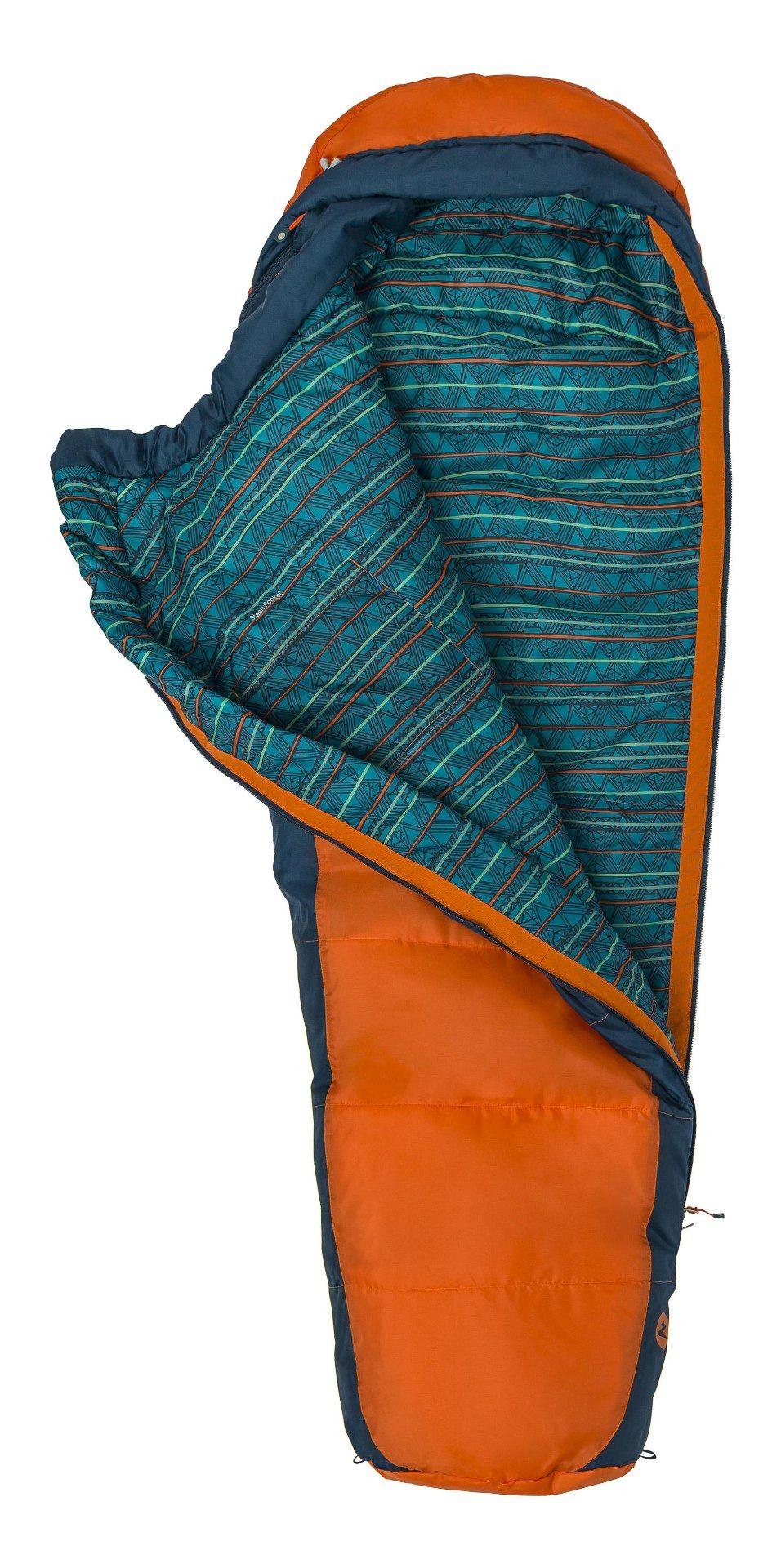 Saco Marmot Niño De Dormir Banzai Trestle Naranjo-3