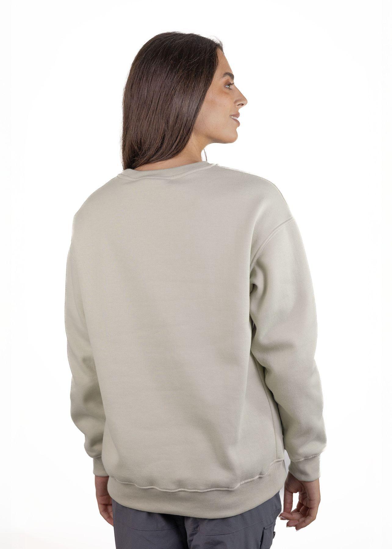 Polerón Marmot Mujer Mini Logo Crew Gris-1