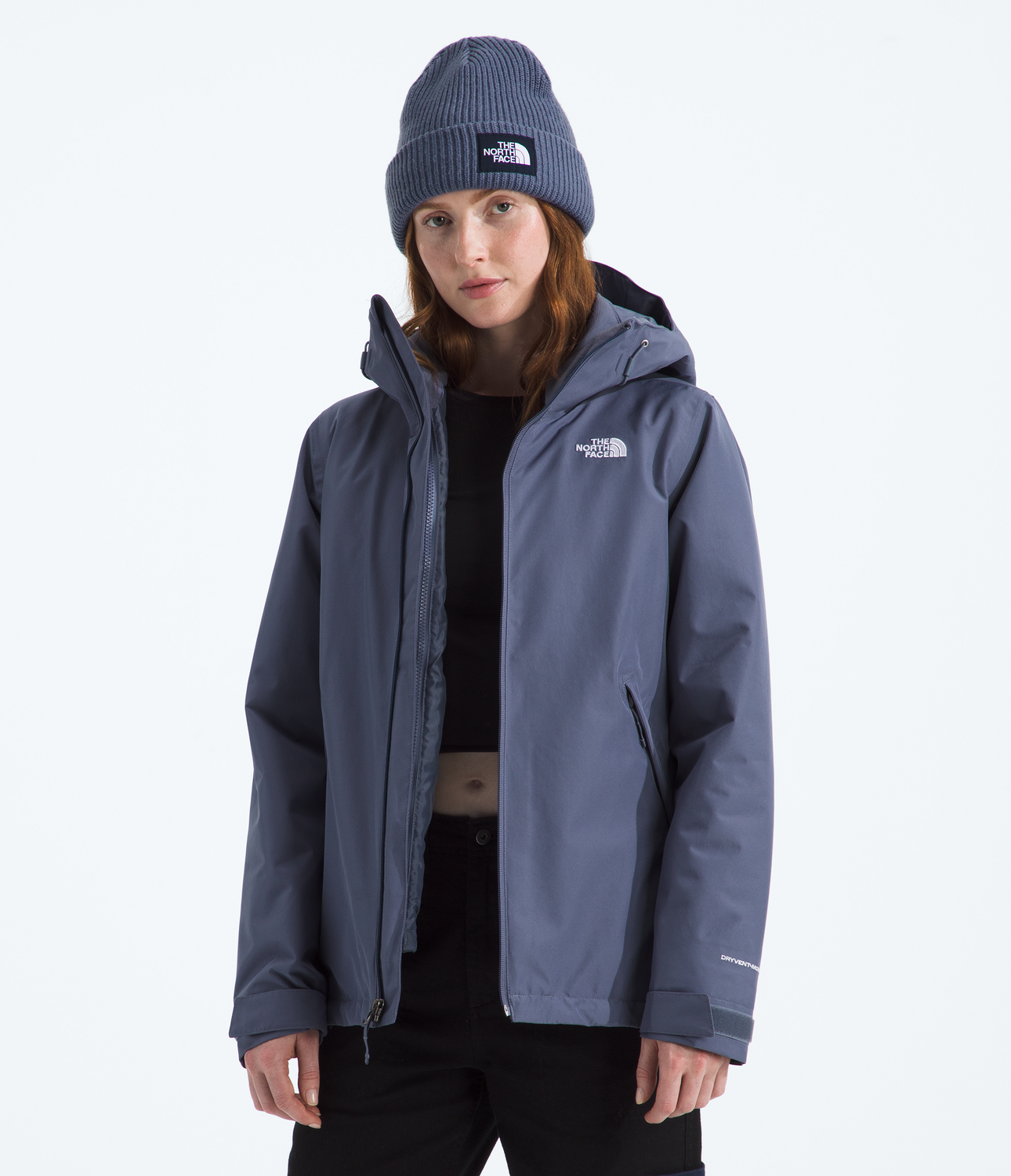 Chaqueta Carto Mono Triclimate Hooded Jacket Mujer Celeste-0