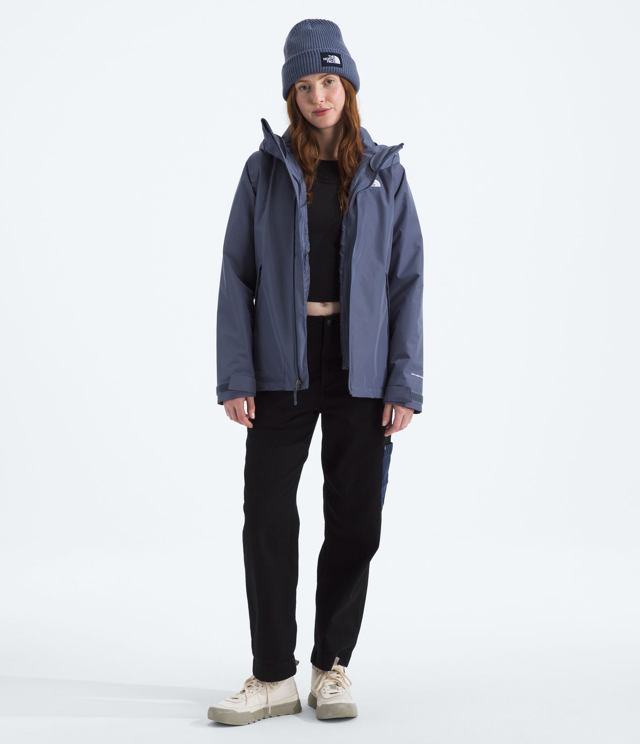 Chaqueta Carto Mono Triclimate Hooded Jacket Mujer Celeste-2