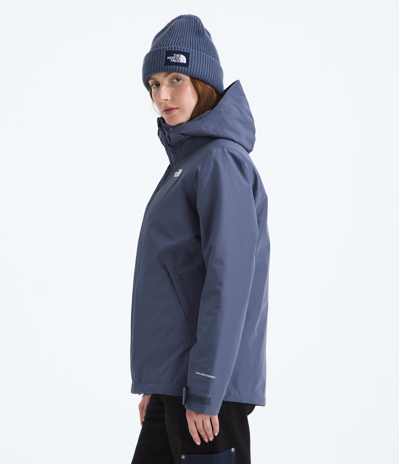 Chaqueta Carto Mono Triclimate Hooded Jacket Mujer Celeste-4