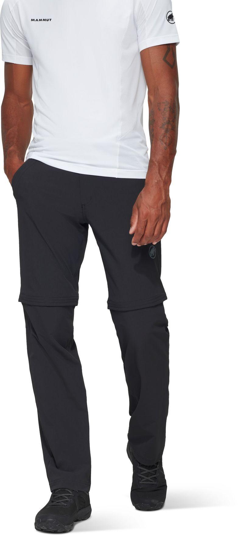 Pantalón Mammut Hombre Hiking V Zip Off Negro-0