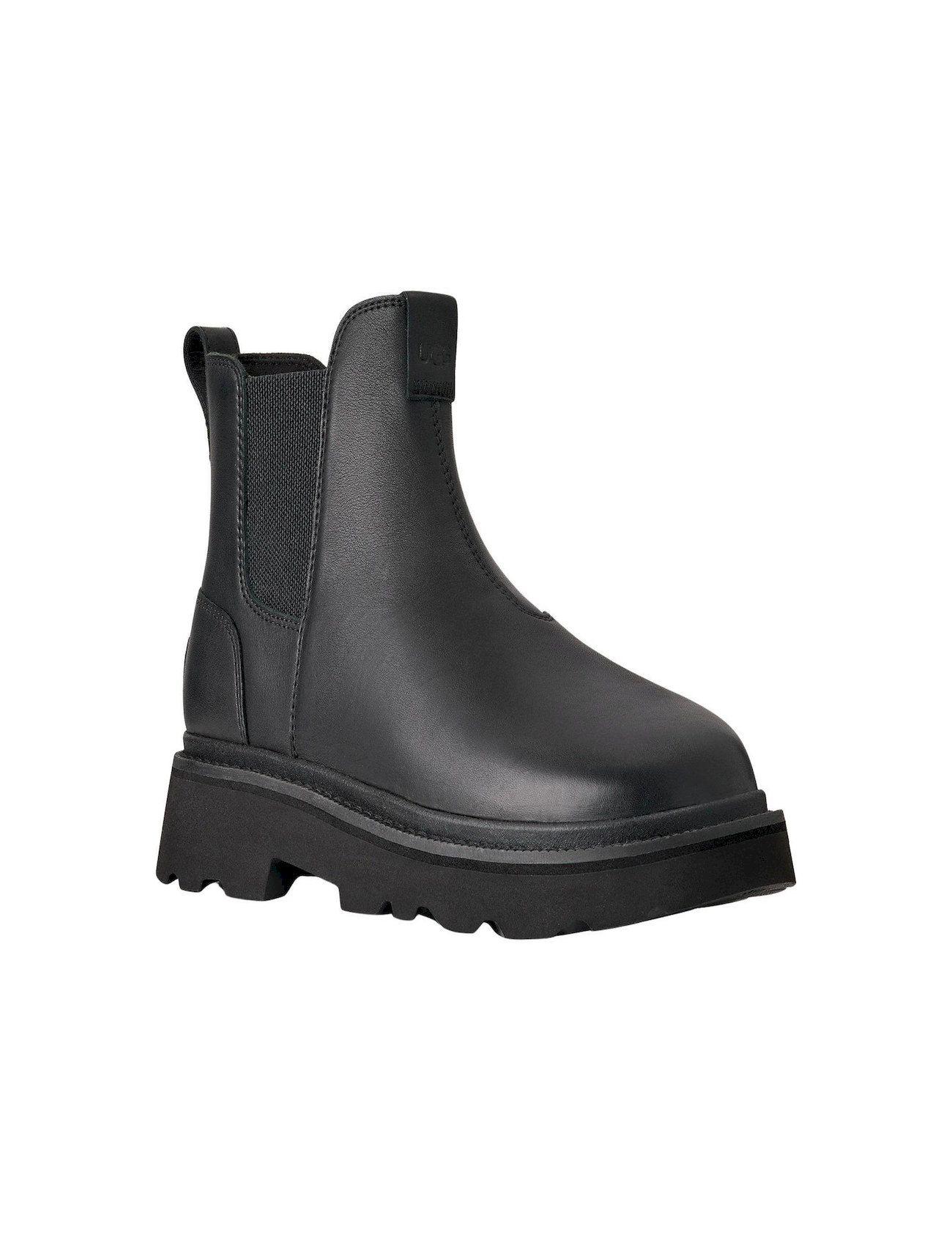 Botas Ugg Hombre Chelsea Lug Leather Negro-1