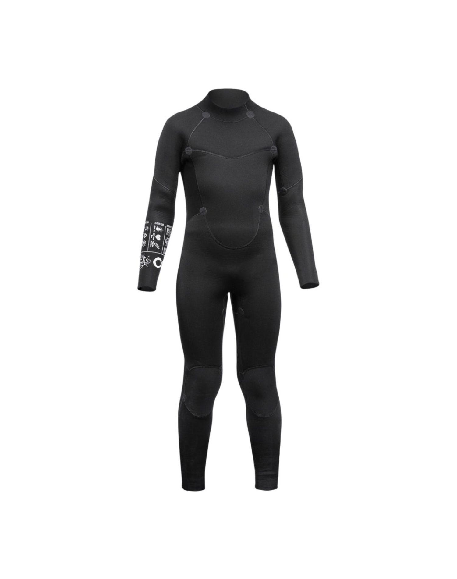Traje de Surf Stoked Niño G2 5/4 Amarillo-4