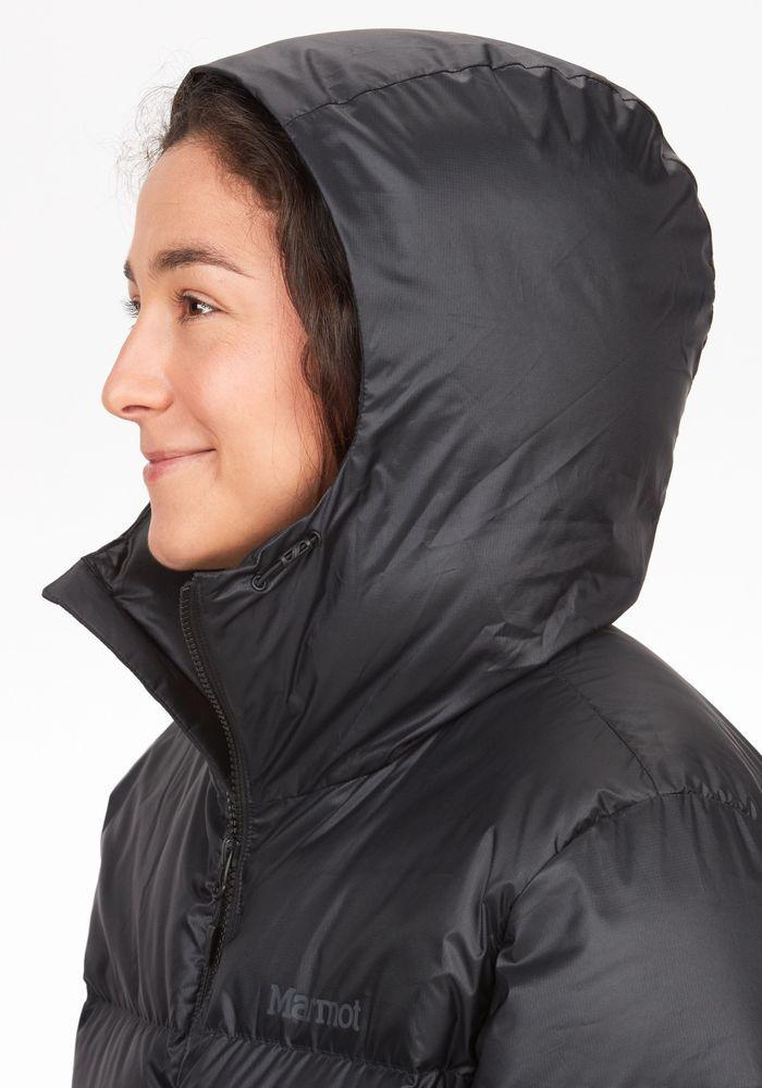 Chaqueta Marmot Mujer De Pluma Guides Down Negro-4