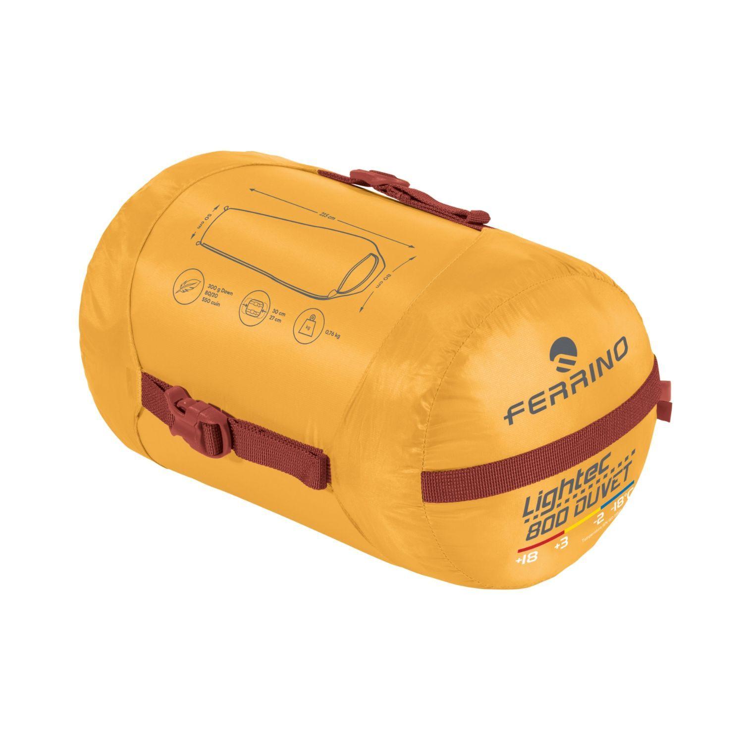 Saco De Dormir Ferrino Unisex Lightech 800 Amarillo-2