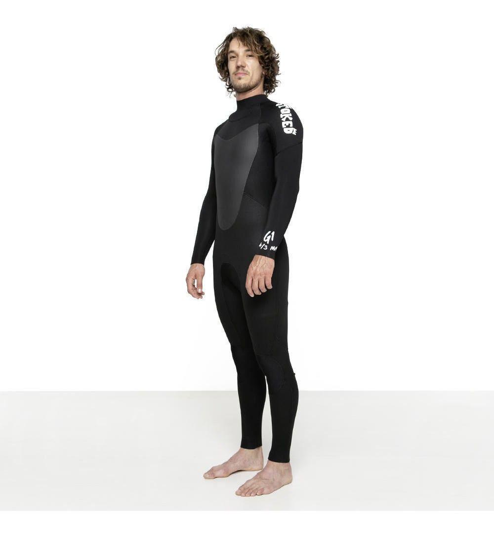 Traje Stoked Hombre De Agua G1 4/3mm Eco Negro-2