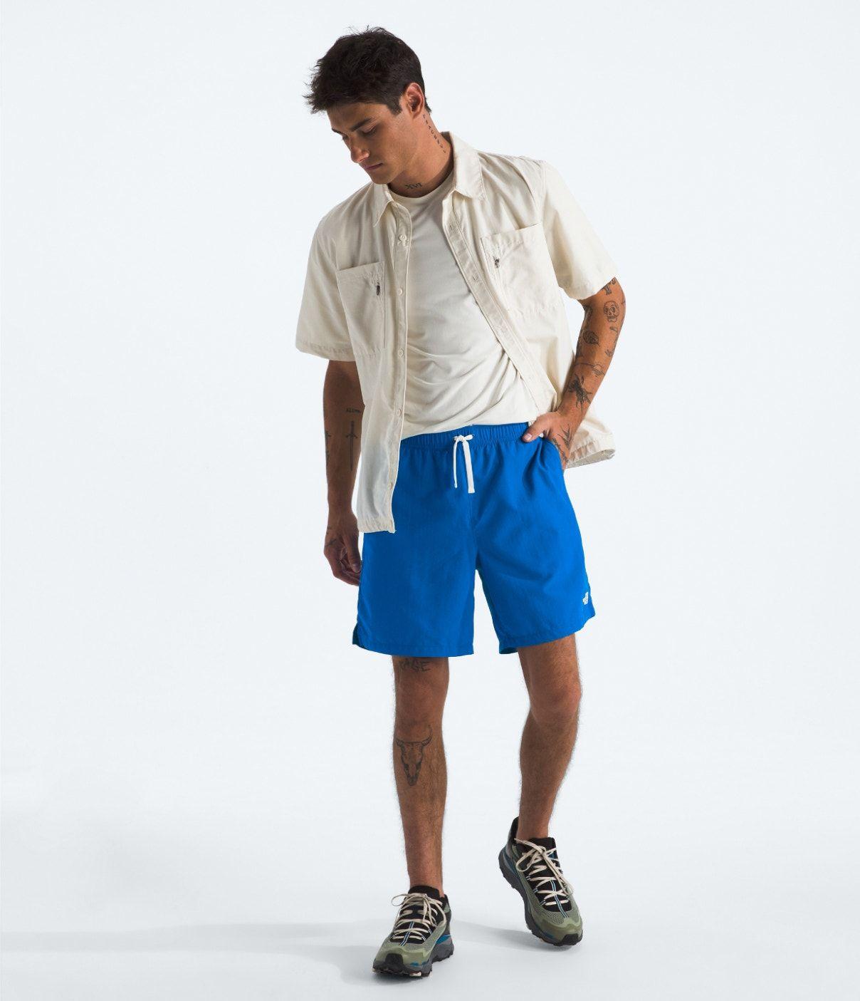Traje The North Face Hombre De Baño Action Short 2.0 Celeste-2
