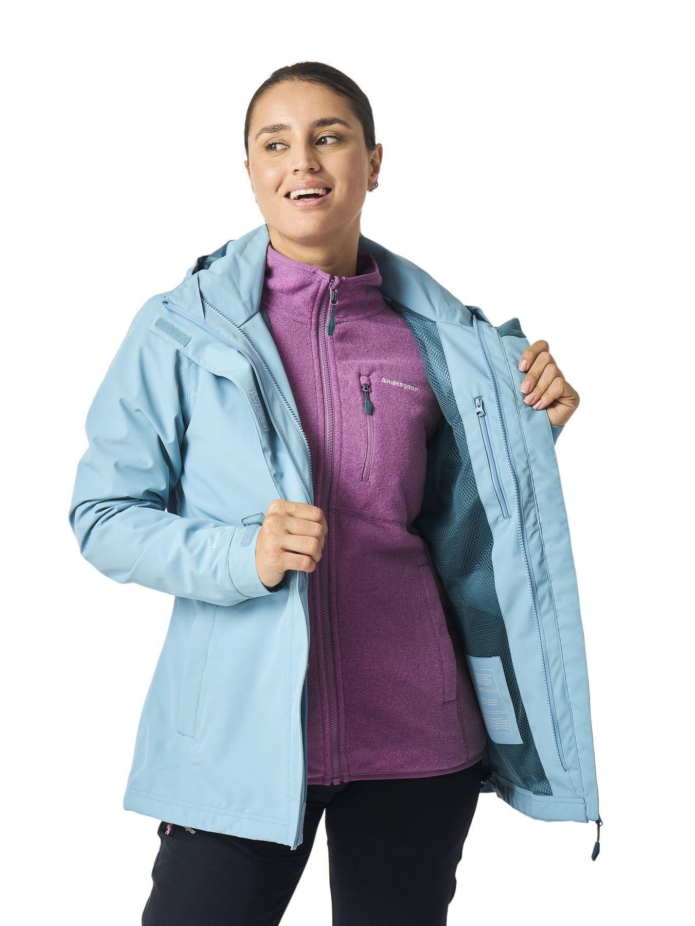 Chaquetas Andesgear Mujer Cochamo Azul-4