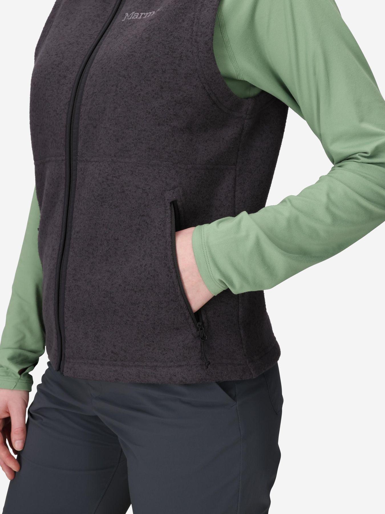 Polar Marmot Mujer Drop Line Vest Negro-3