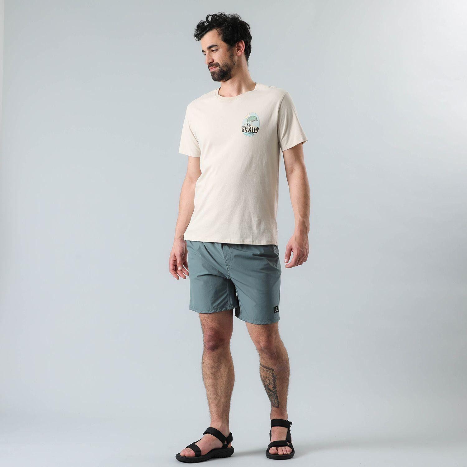 Polera Andesgear Hombre Orgánica Aclimatar M Café-2