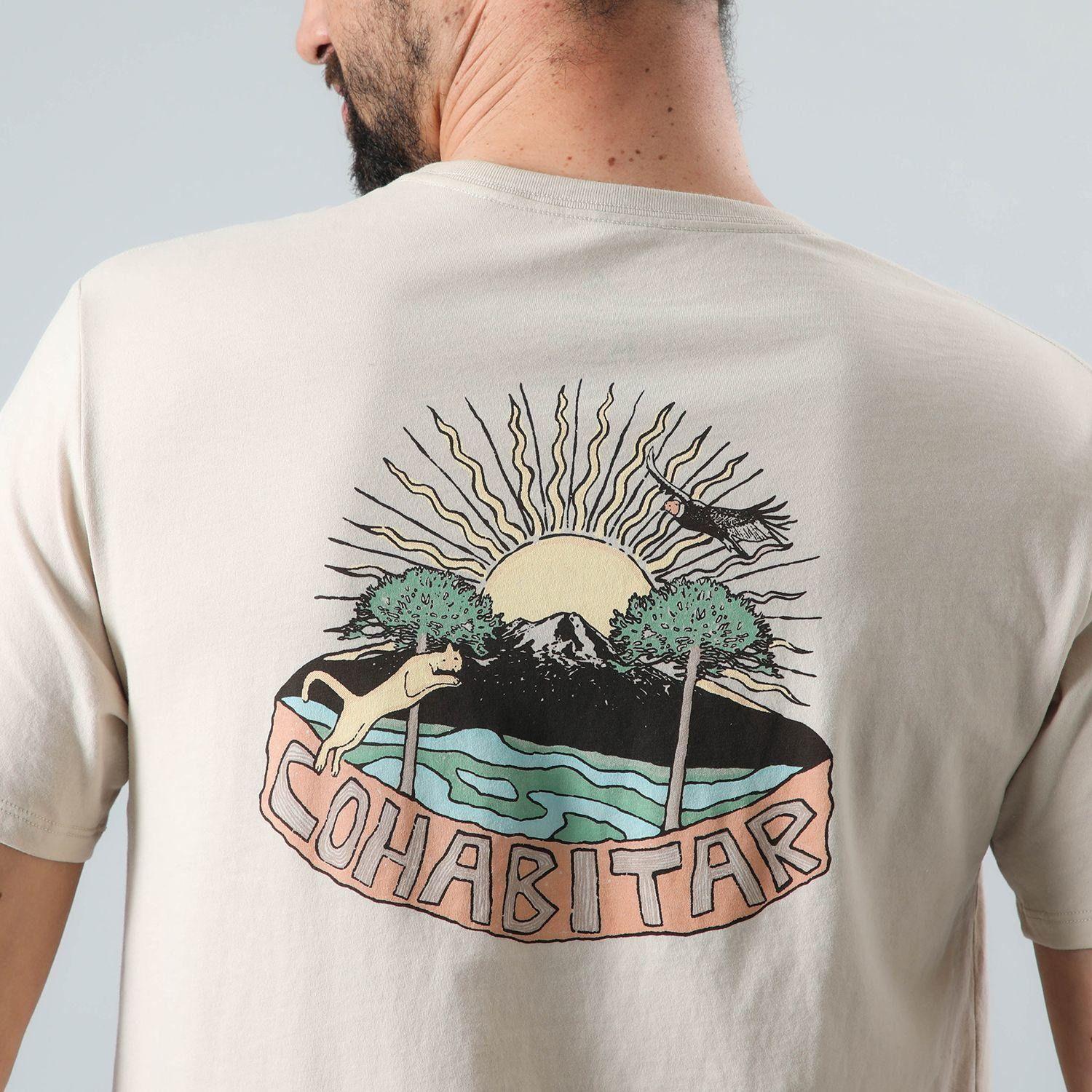 Polera Andesgear Hombre Orgánica Aclimatar M Café-4