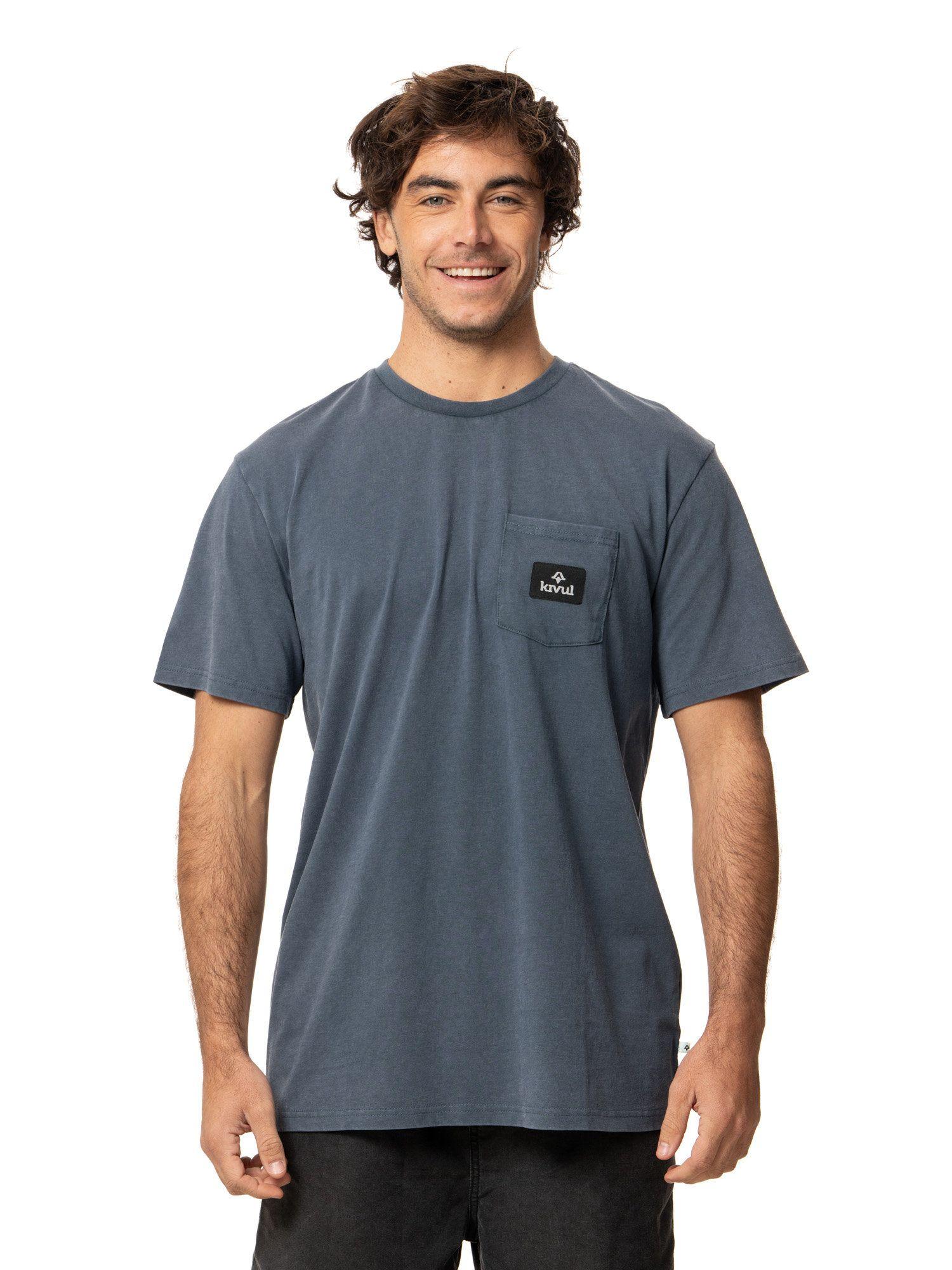Polera Kivül Hombre Pocket Azul-0