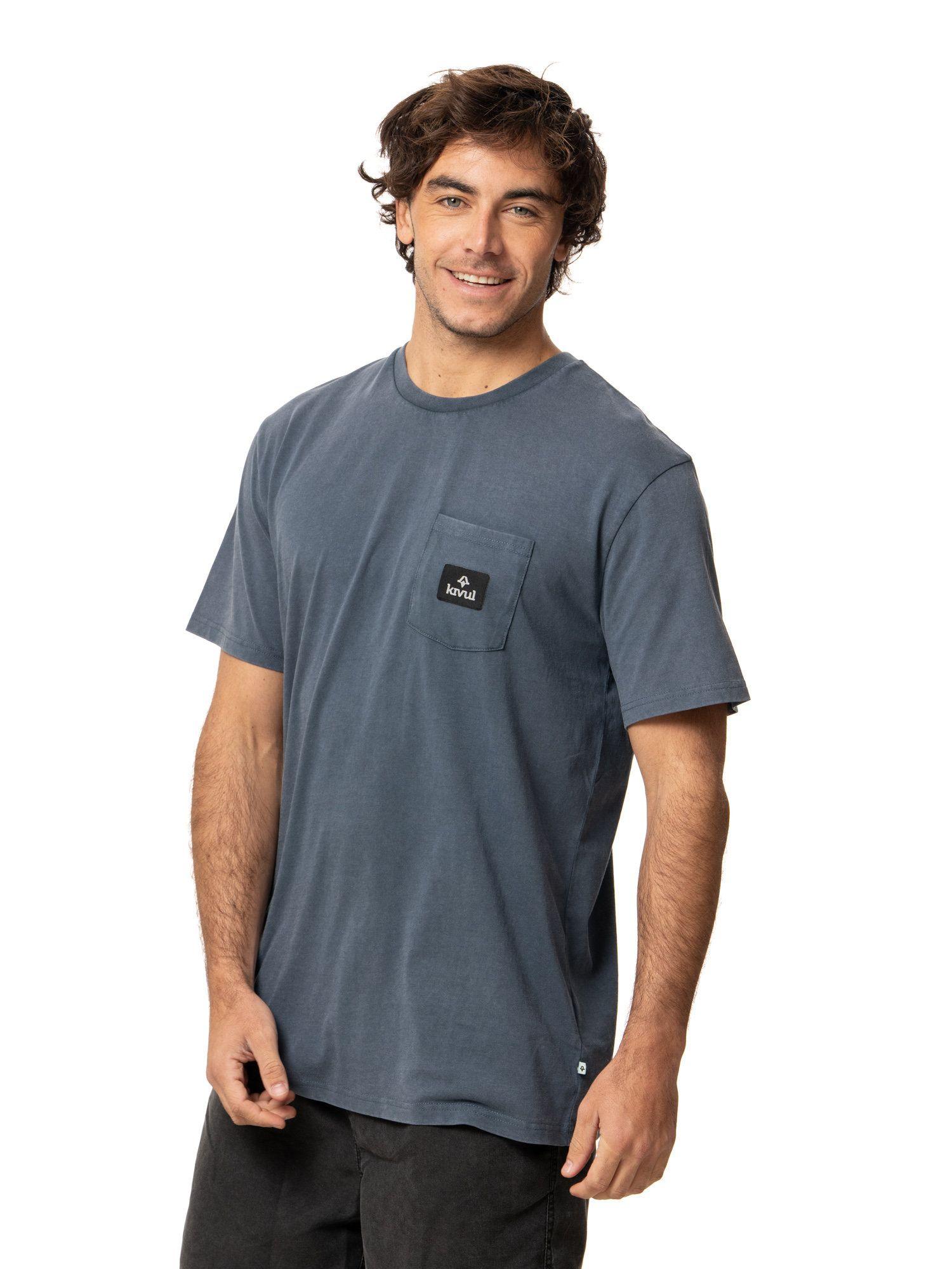 Polera Kivül Hombre Pocket Azul-1