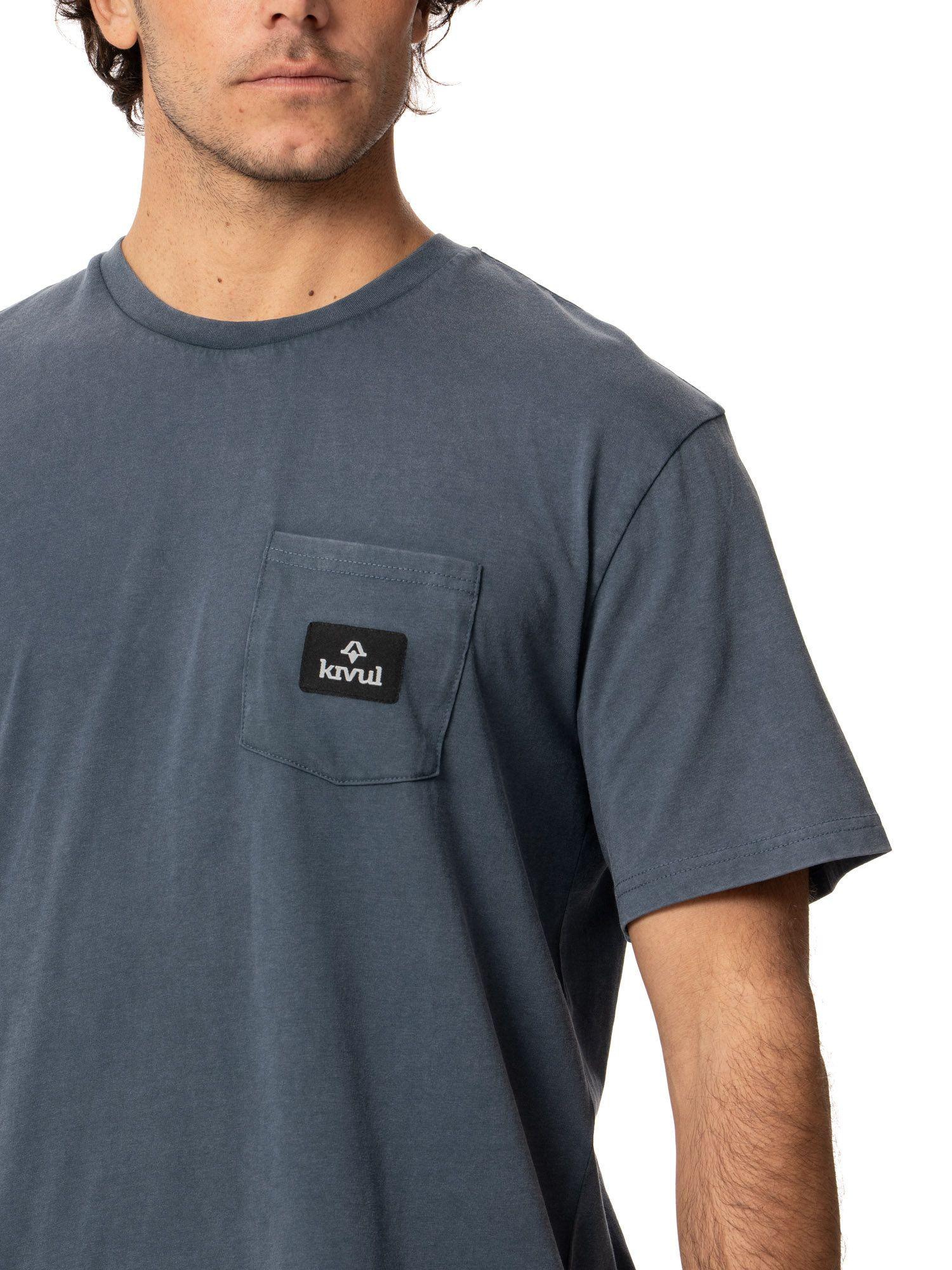 Polera Kivül Hombre Pocket Azul-3