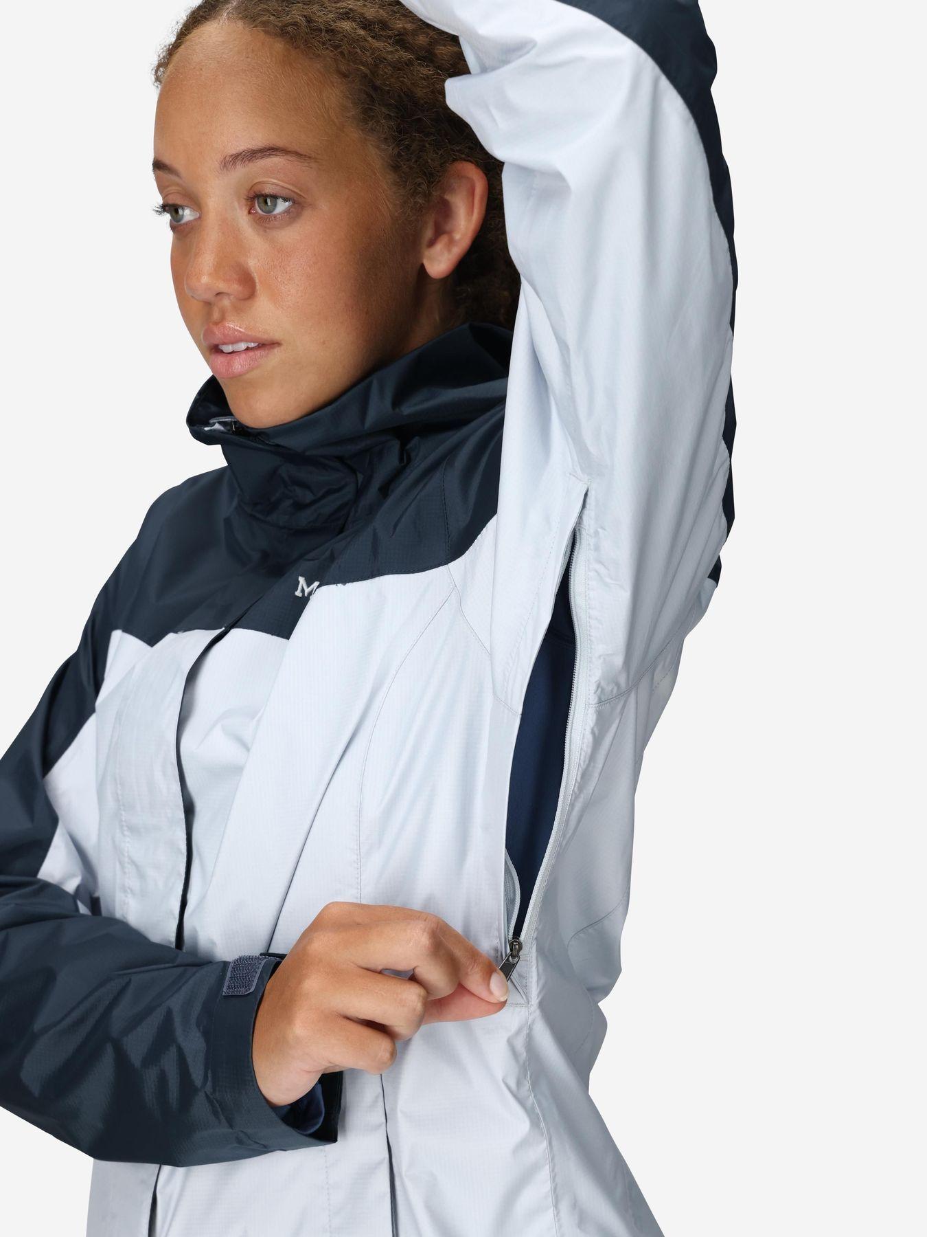 Chaqueta Marmot Mujer Precip Eco Celeste-4