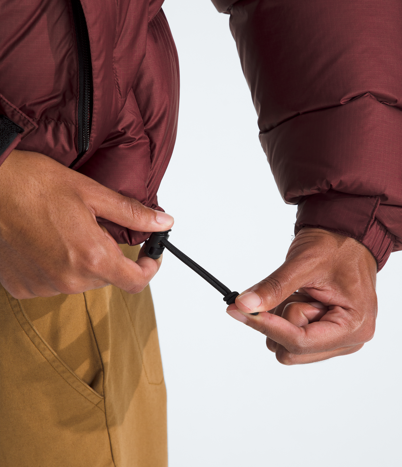 Chaqueta De Pluma 1996 Retro Nuptse Hombre Burdeo-9