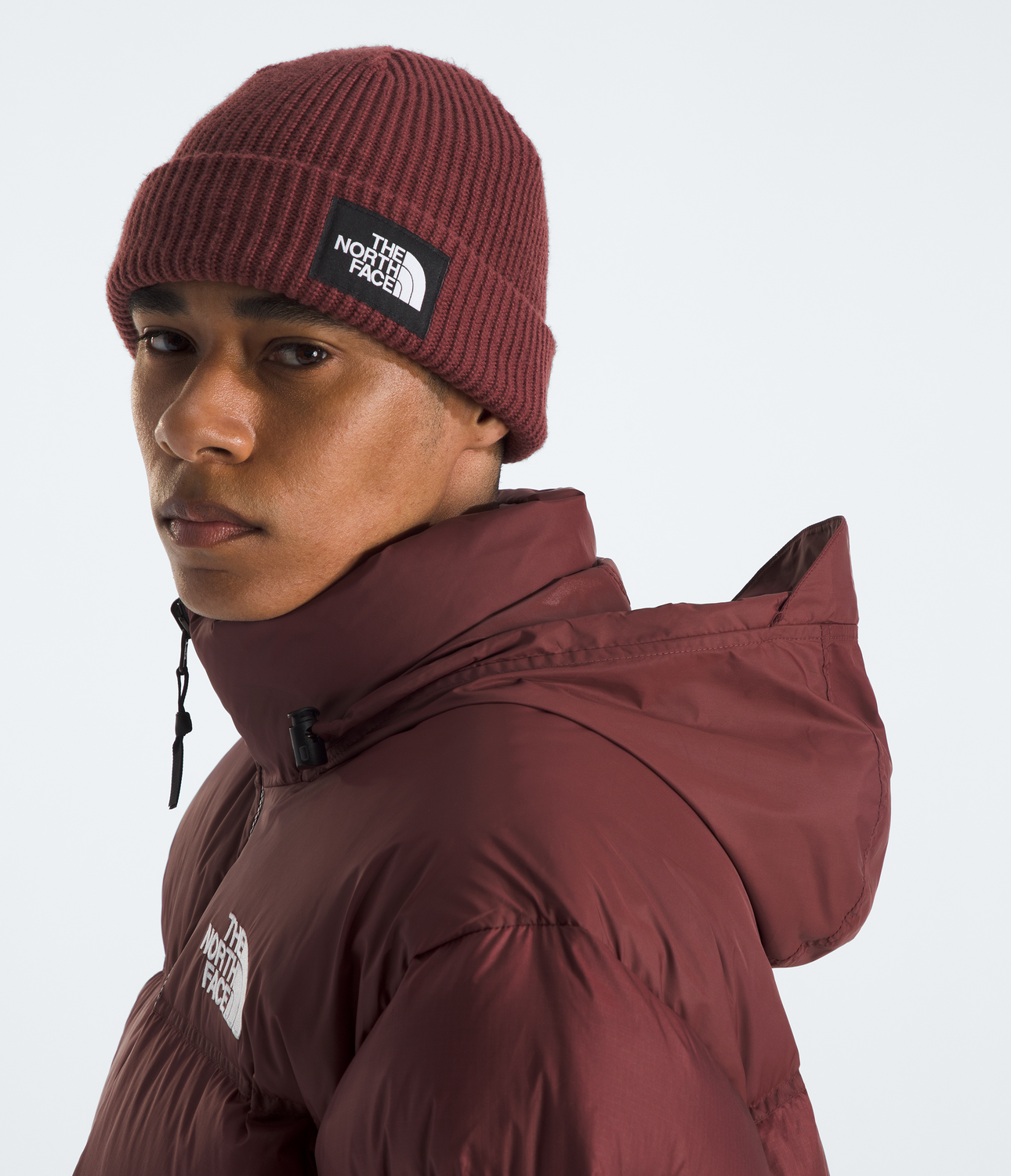 Chaqueta De Pluma 1996 Retro Nuptse Hombre Burdeo-6