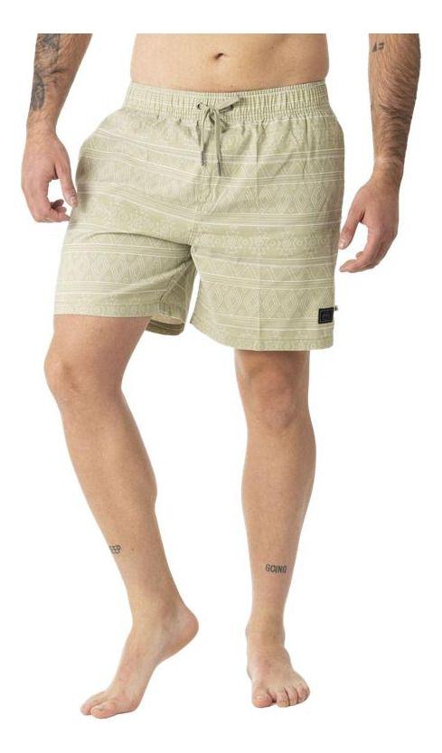 Traje Kivül Hombre De Baño Mullo Reciclado KV022 Beige-0