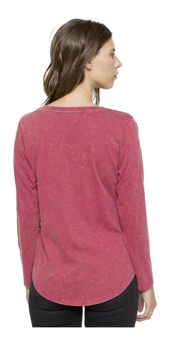 Polera Kivül Mujer Vek Long Rojo-1