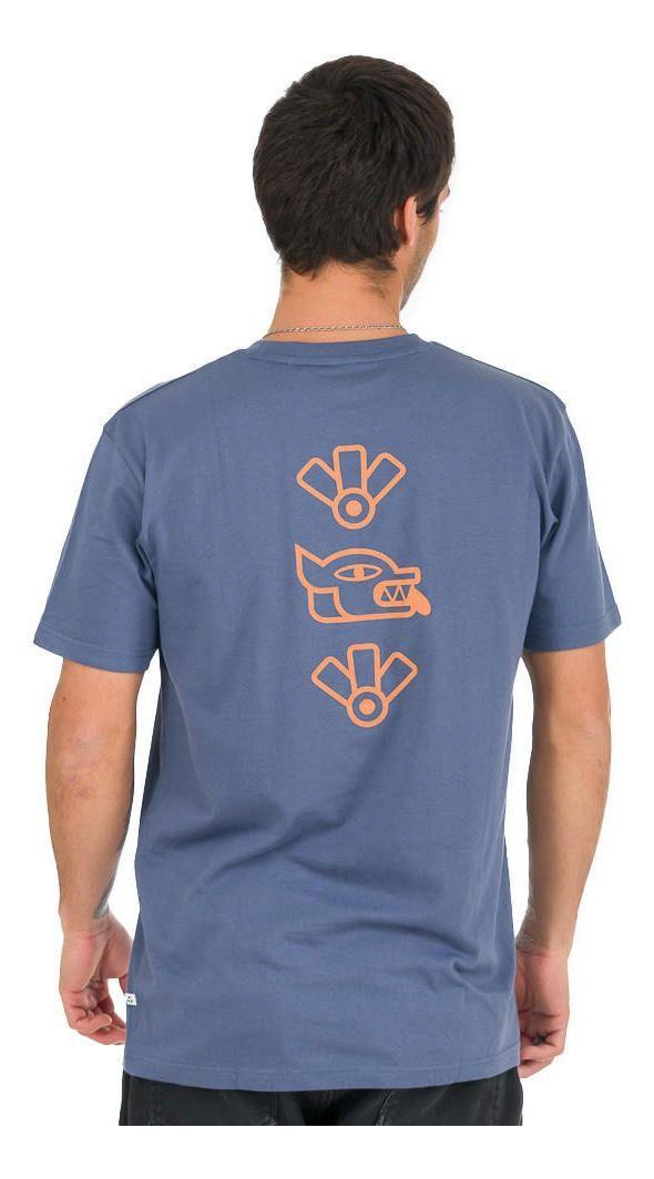 Polera Kivül Hombre Amay Reciclada Azul Azul-2