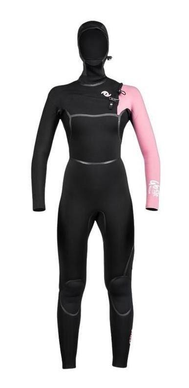New Stoked Mujer Traje De Agua G6 37716 Mm Hood Eco Negro-0