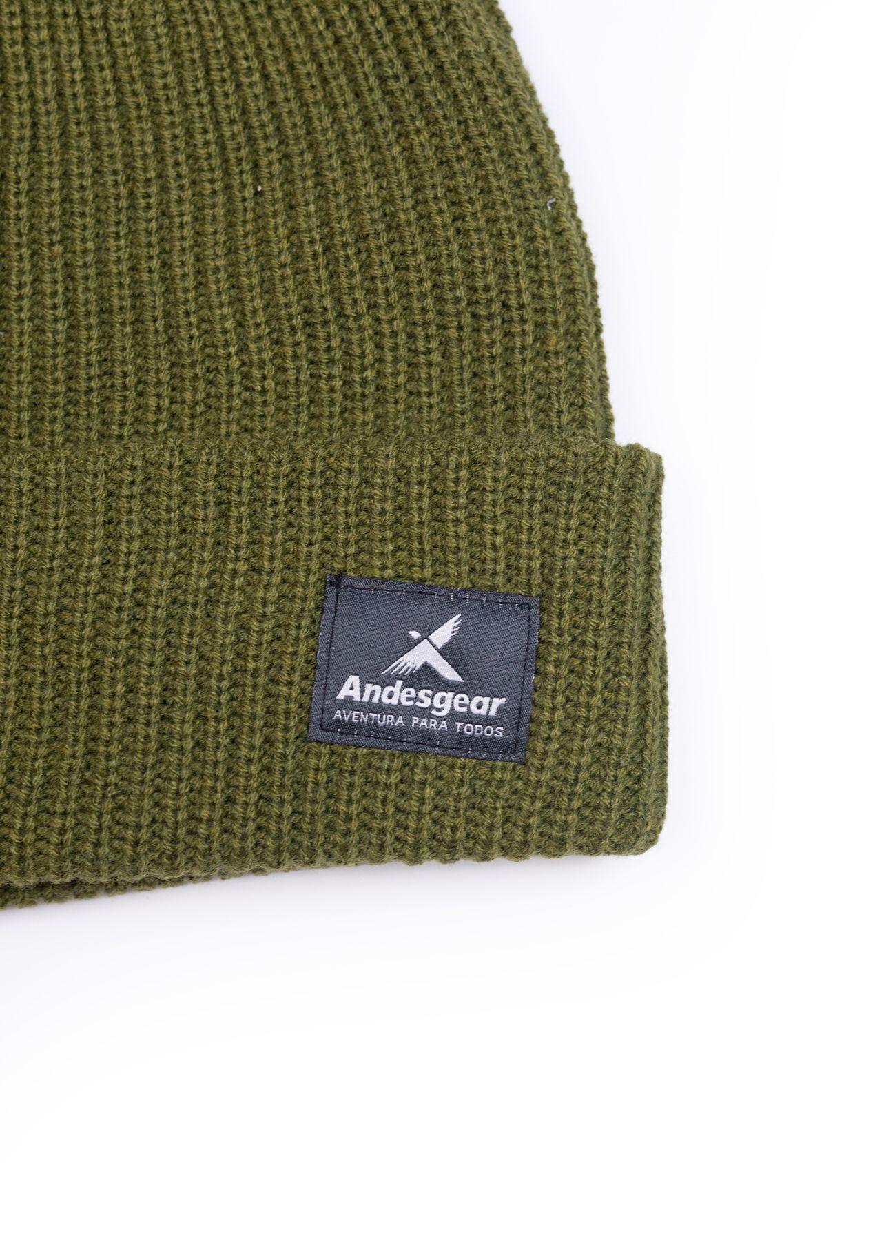Gorro Andesgear Unisex Logo Verde-2