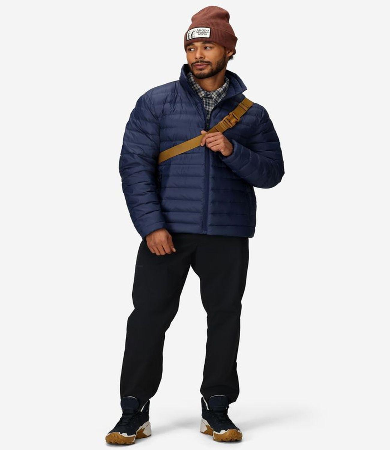 Chaqueta Marmot Hombre Azul Lone Pine Down-2