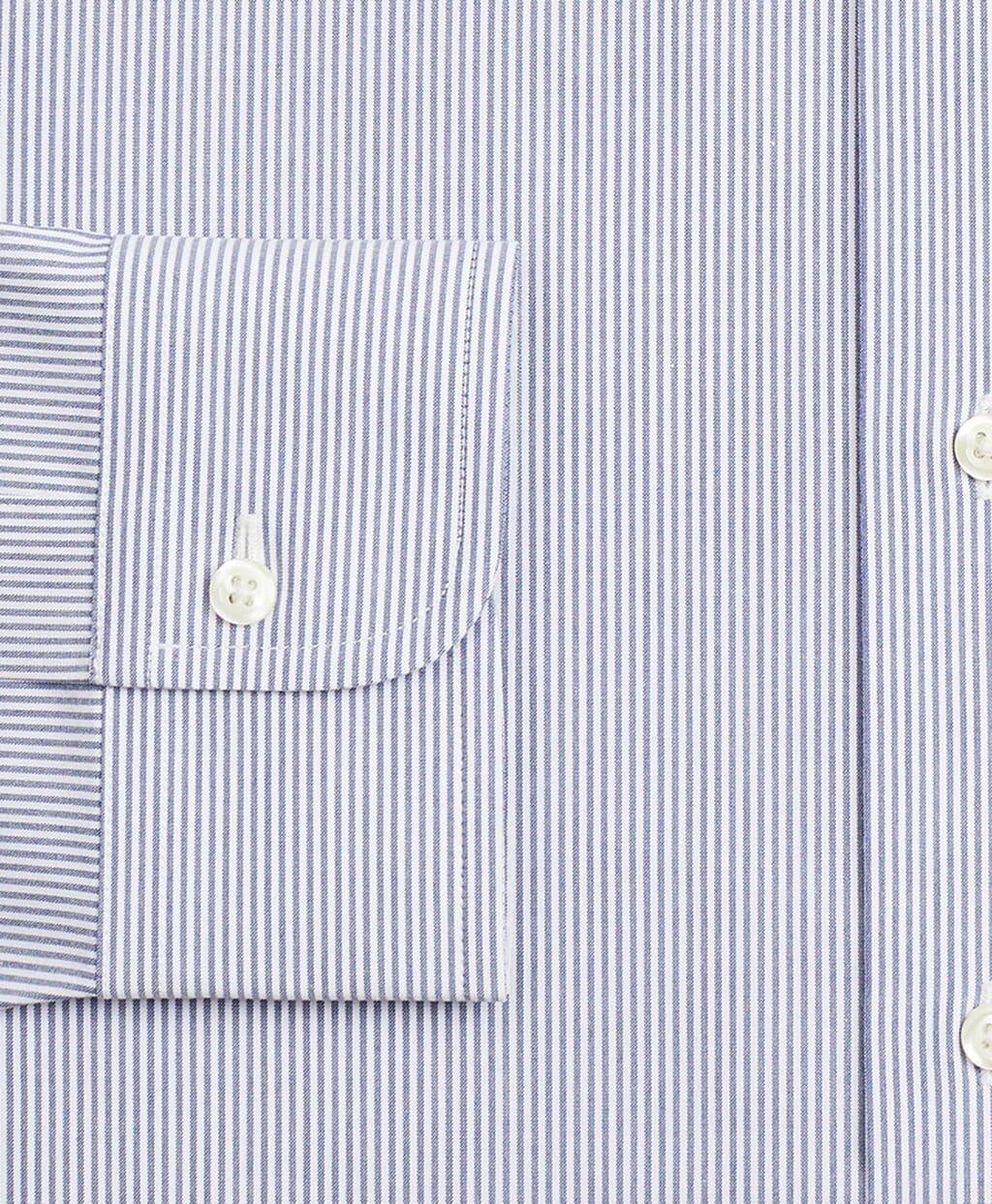 Camisa Milano Fit Non-Iron Poplin Azul-2