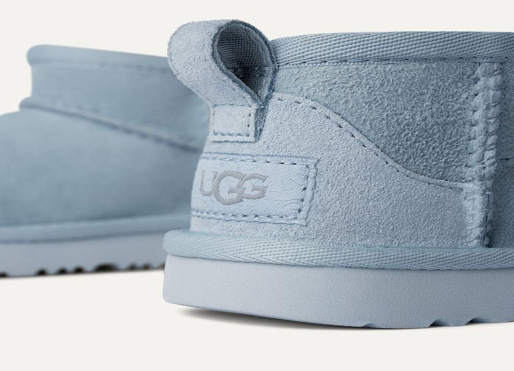 Bota Toddlers UGG Classic Ultra Mini Celeste-3