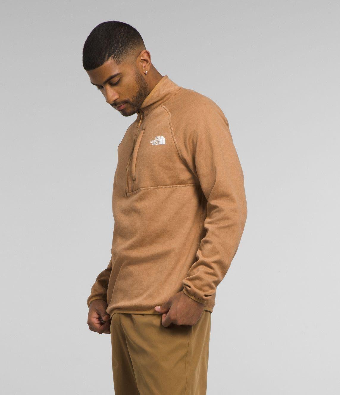 Polar The North Face Hombre Canyonlands 1/4 Zip Beige-2