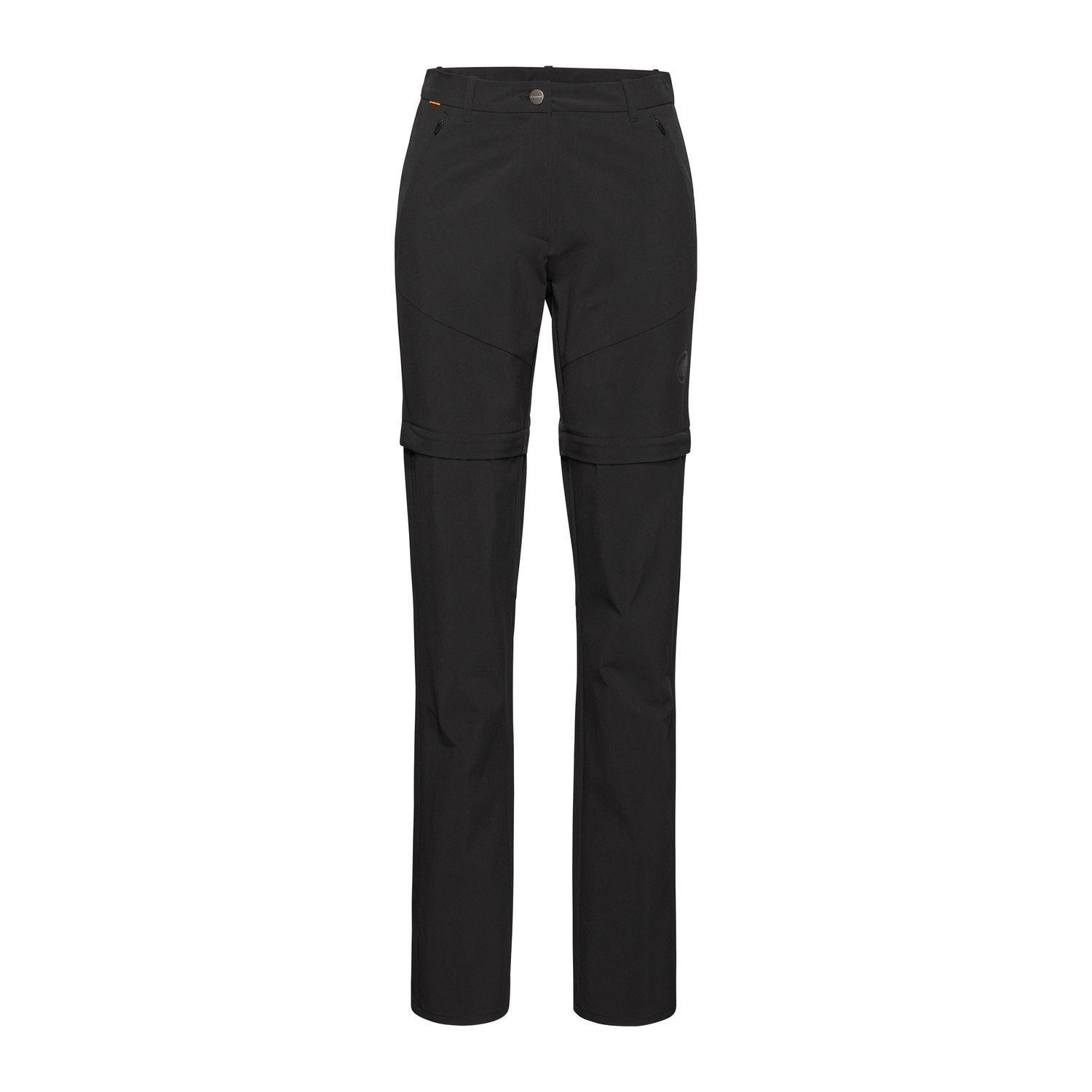 Pantalón Mammut Mujer Hiking Zip Off Negro-3