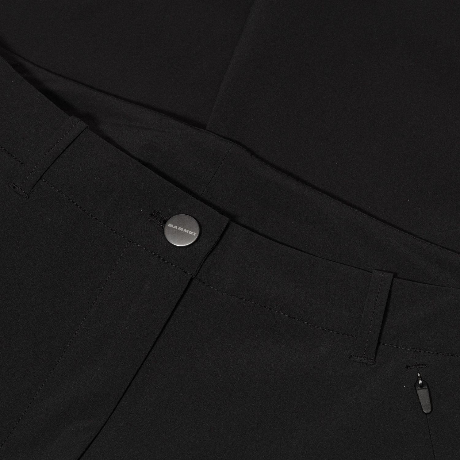 Pantalón Mammut Mujer Hiking Zip Off Negro-4