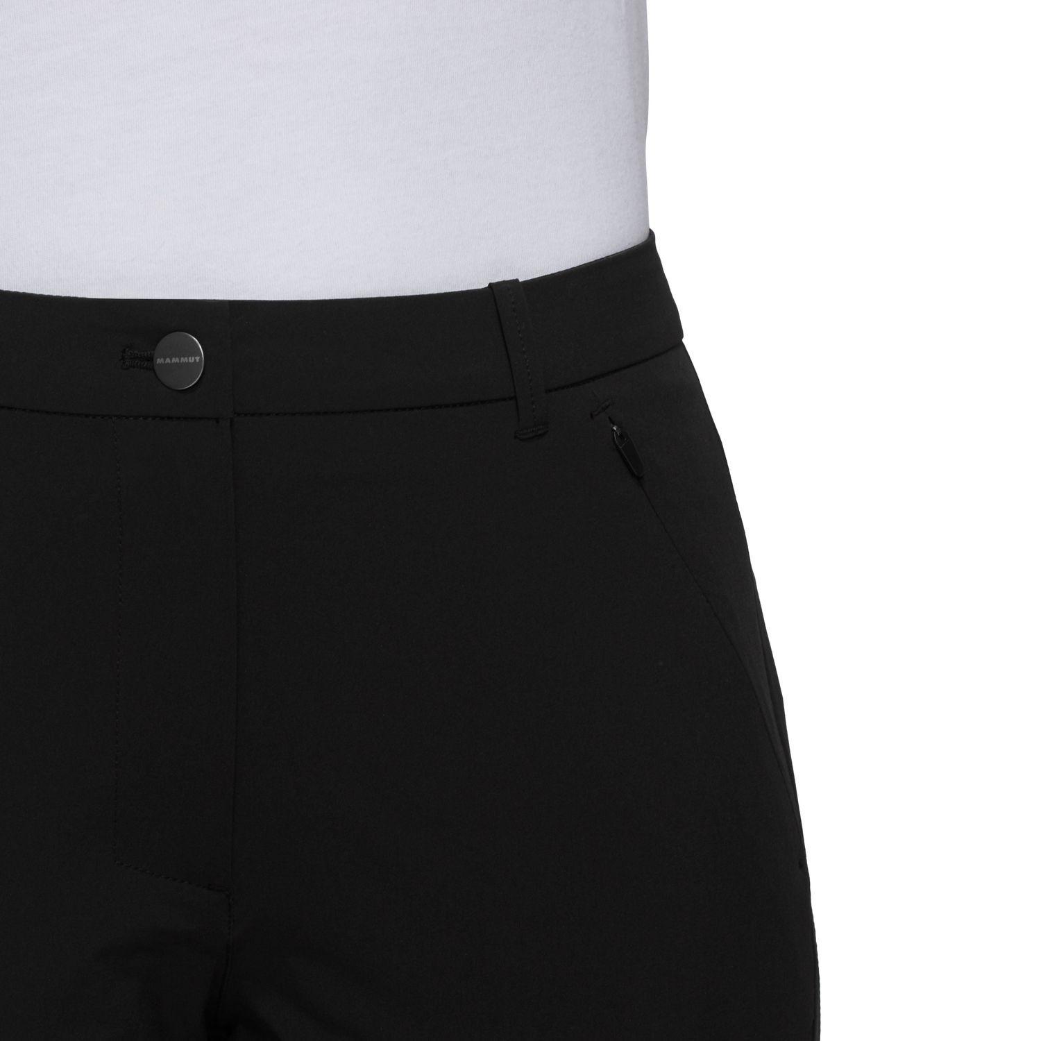 Pantalón Mammut Mujer Hiking Zip Off Negro-5