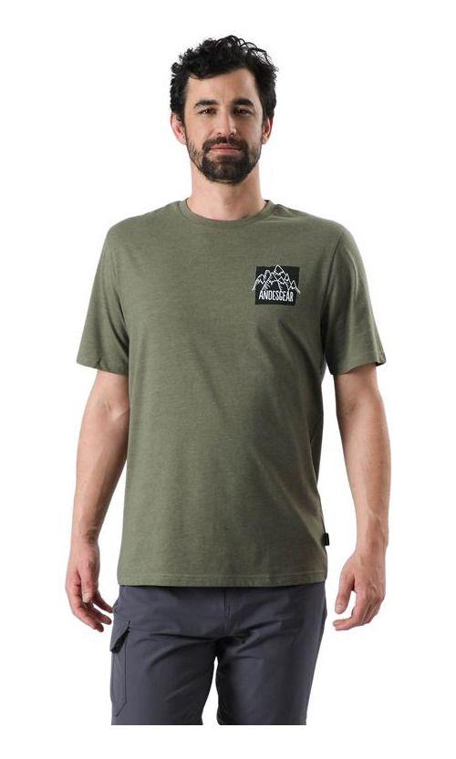 Polera Andesgear Hombre Logo AG040 Verde-0