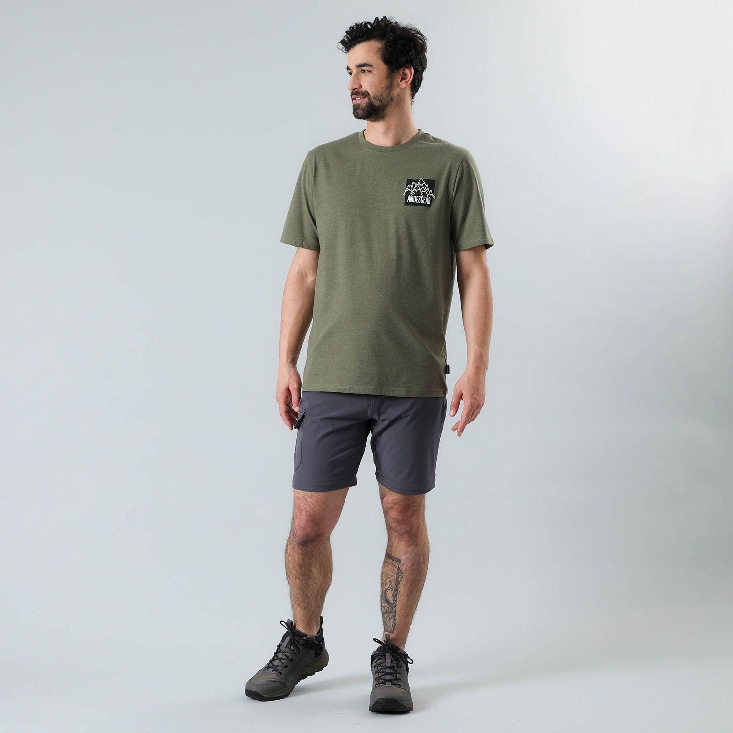 Polera Andesgear Hombre Logo AG040 Verde-2