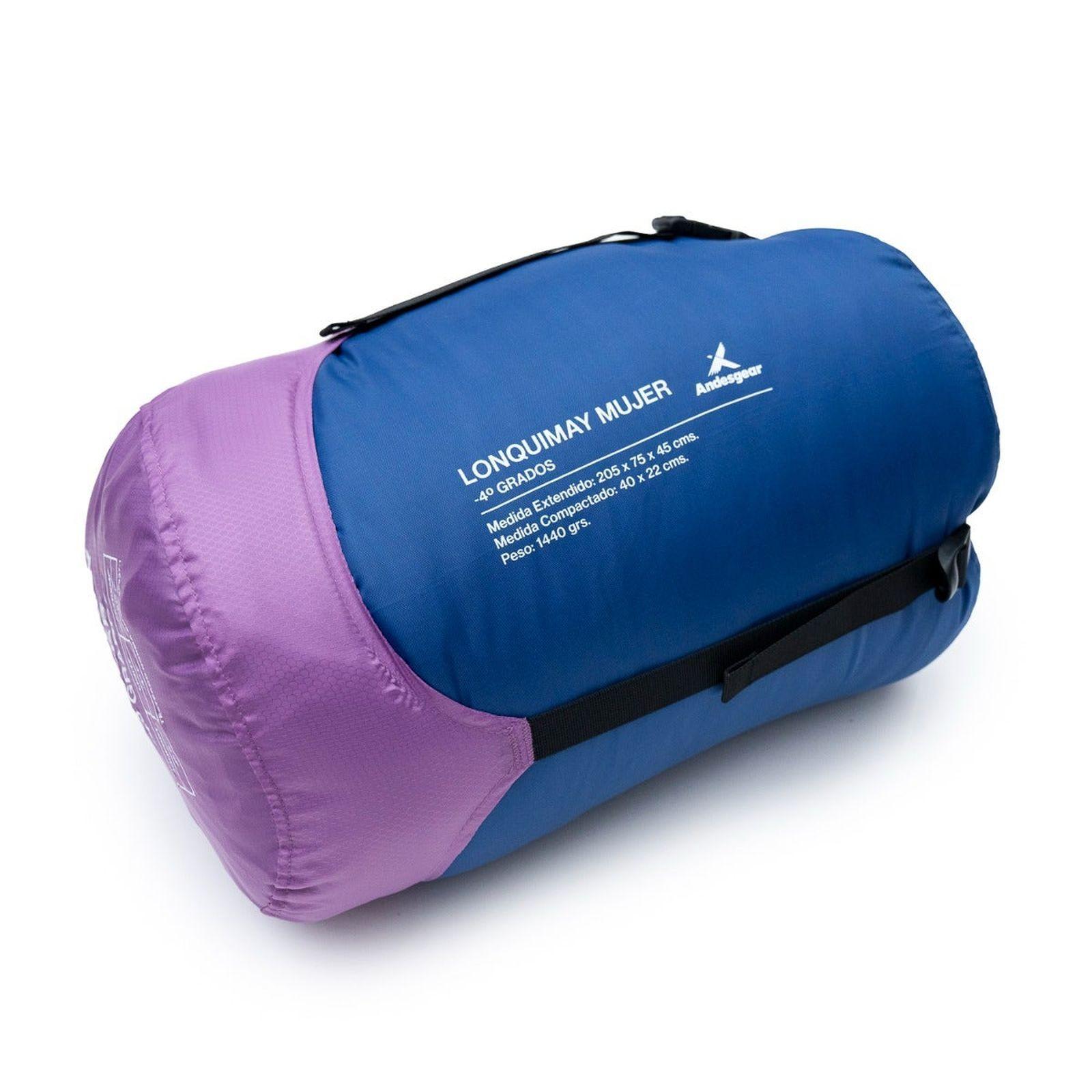 Saco De Dormir Andesgear Mujer Lonquimay -4 Violeta-3