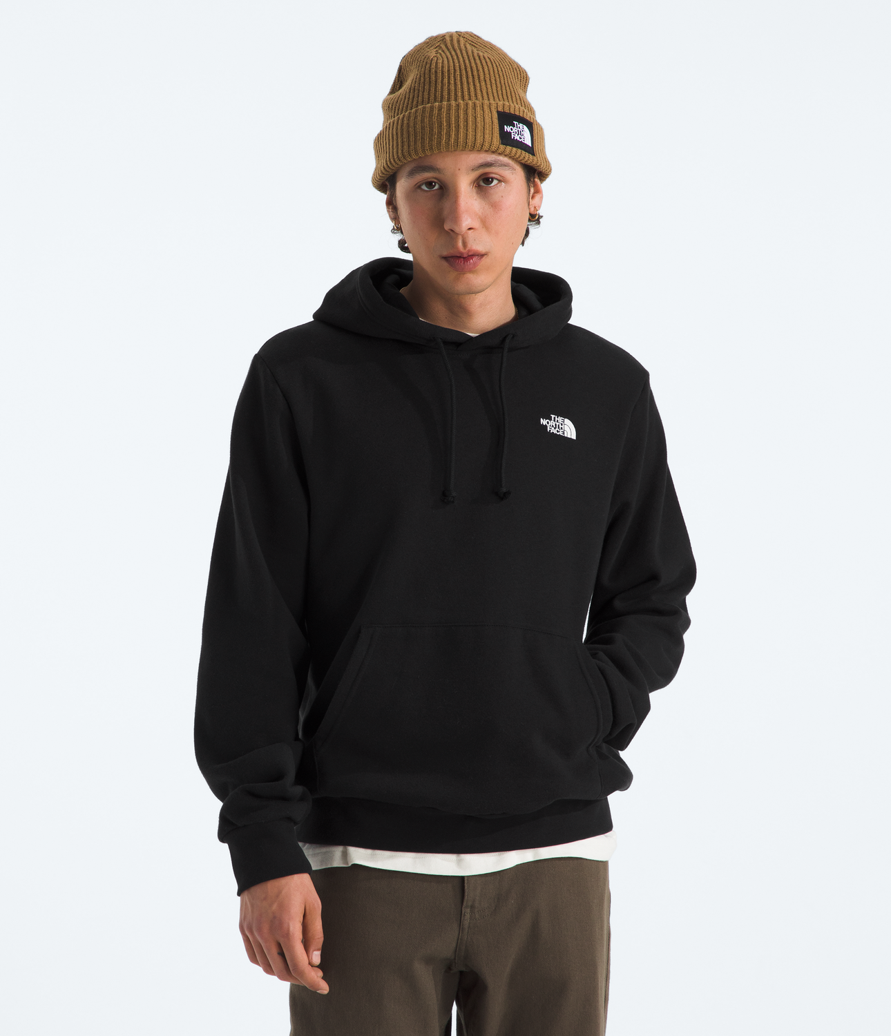 Poleron Evo Emb Hoodie Hombre Negro-0