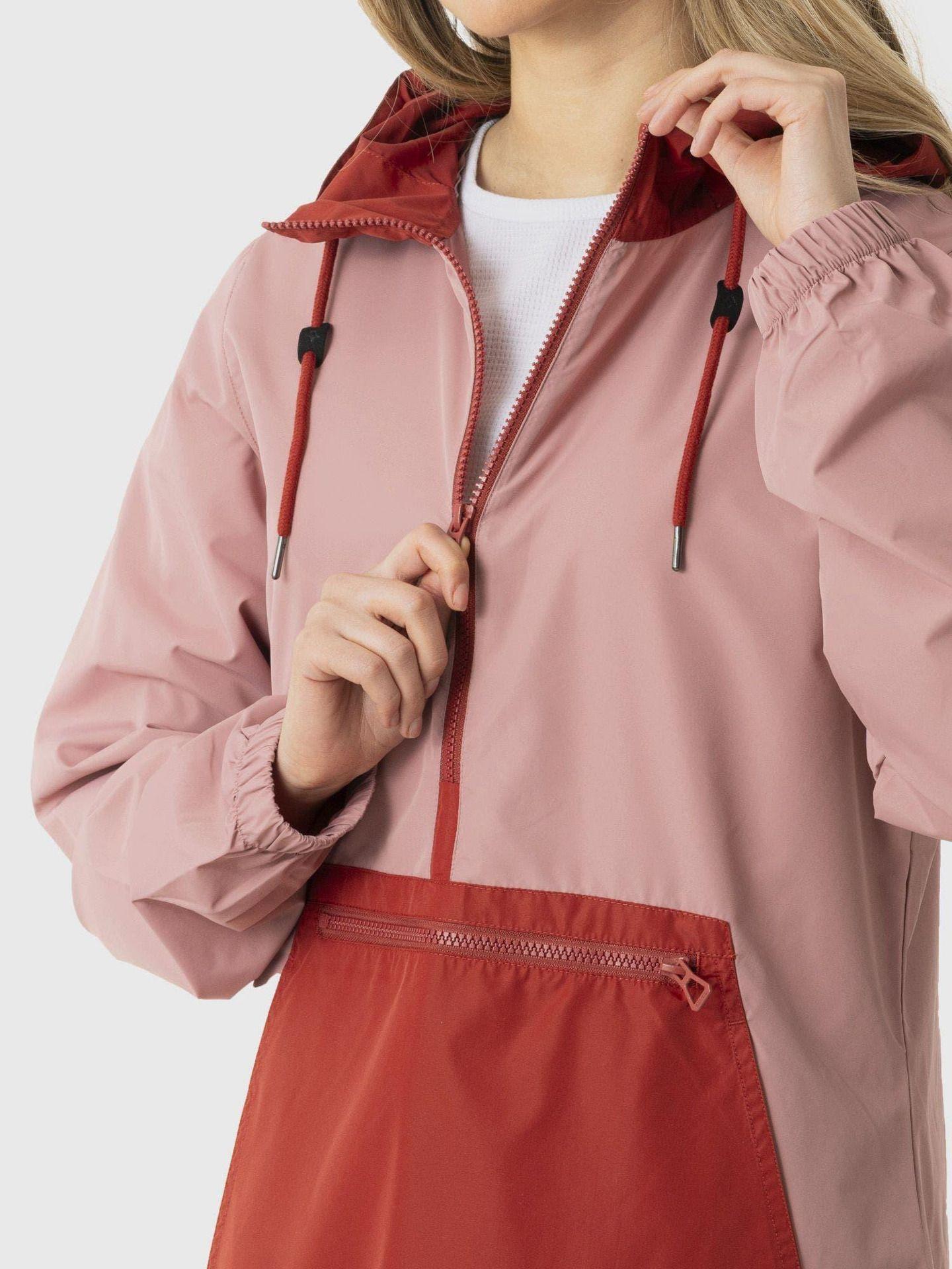 Chaqueta Kivül Mujer Cortavientos Ulma Reciclada Rosado Rosado-3