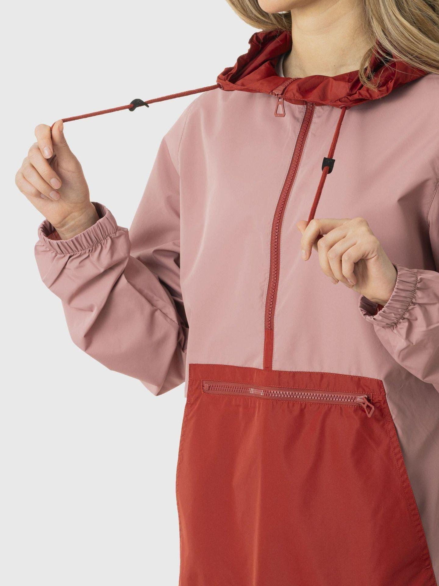 Chaqueta Kivül Mujer Cortavientos Ulma Reciclada Rosado Rosado-4