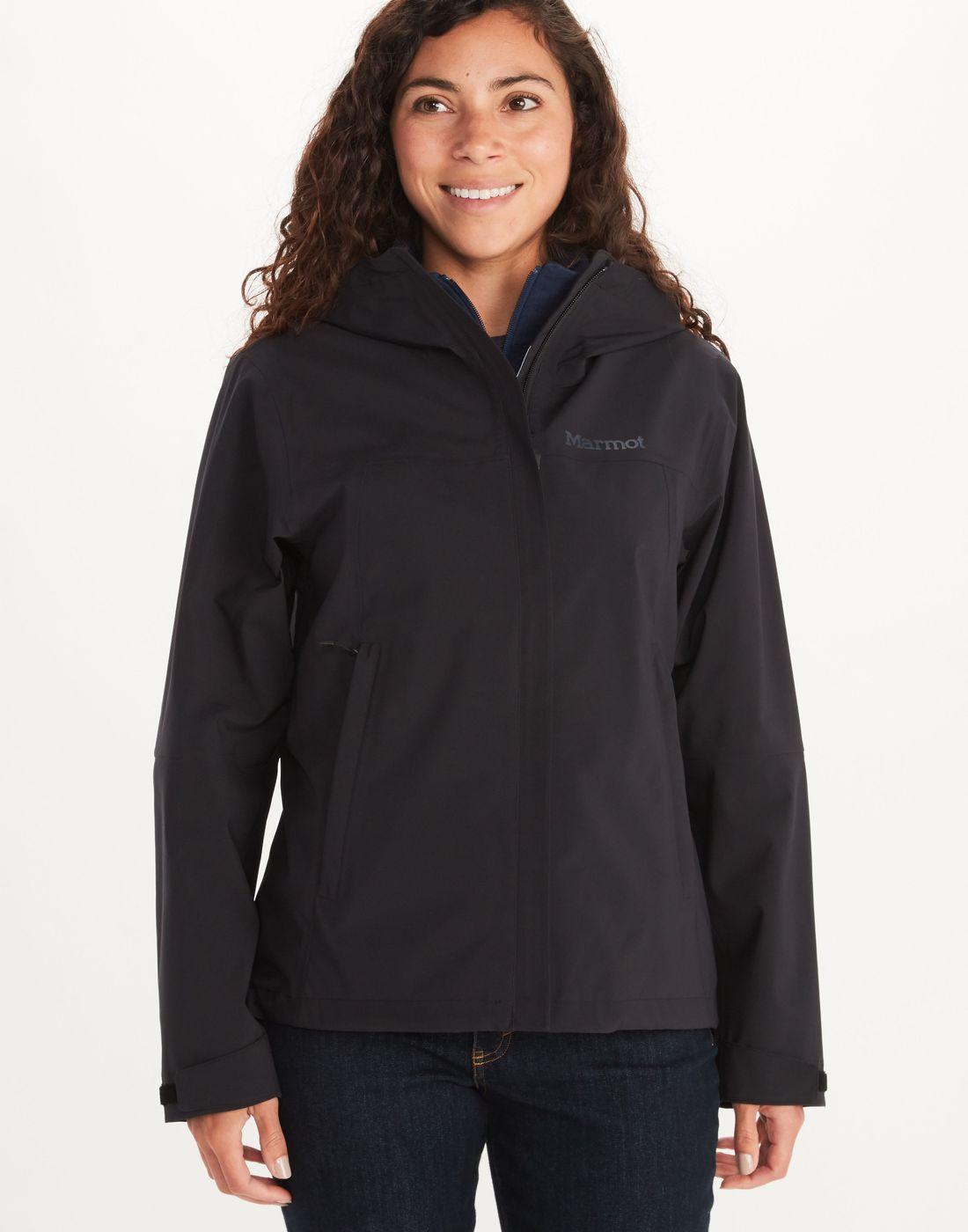 Chaqueta Marmot Mujer W Precip Eco Pro Jacket Negro-0