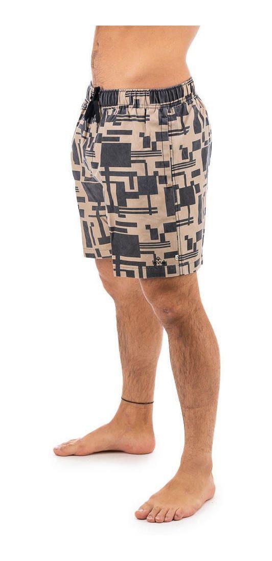 Traje Kivül Hombre De Baño Mullo Reciclado KV008 Beige-1