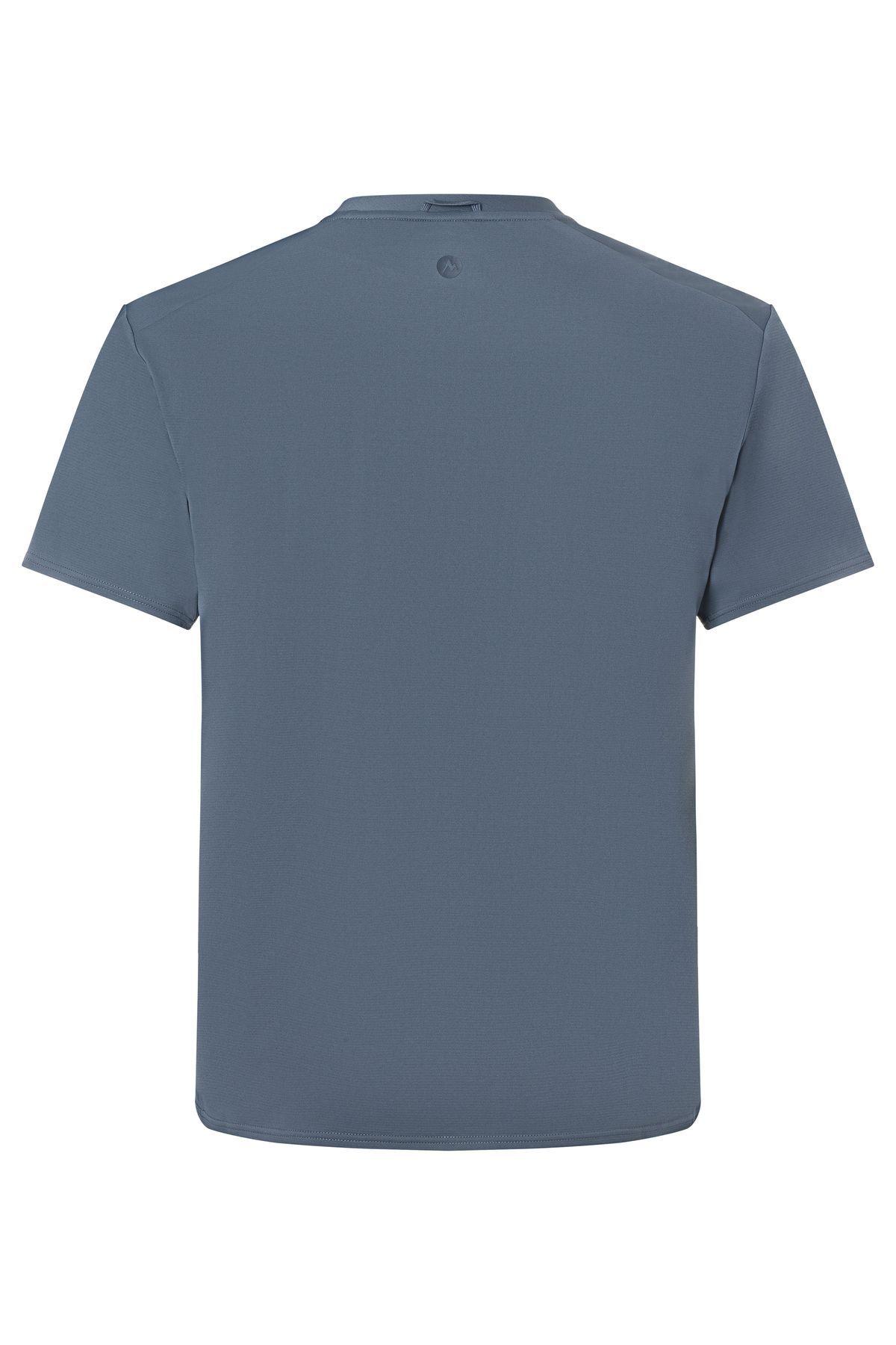Polera Marmot Hombre Arex Upf50 Cress Azul-4