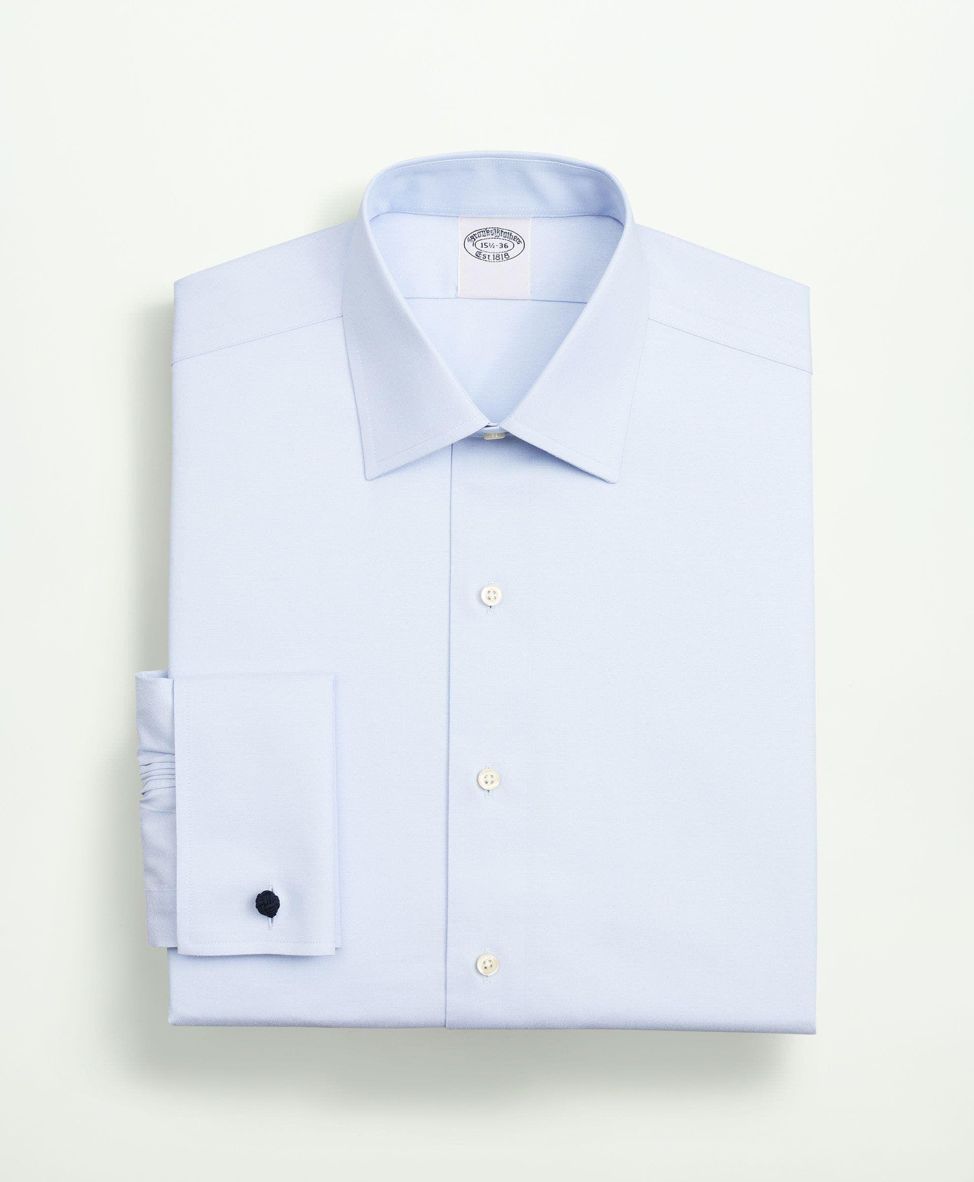 Camisa Hombre Brooks Brothers Cotton Pinpoint Regular Celeste-1