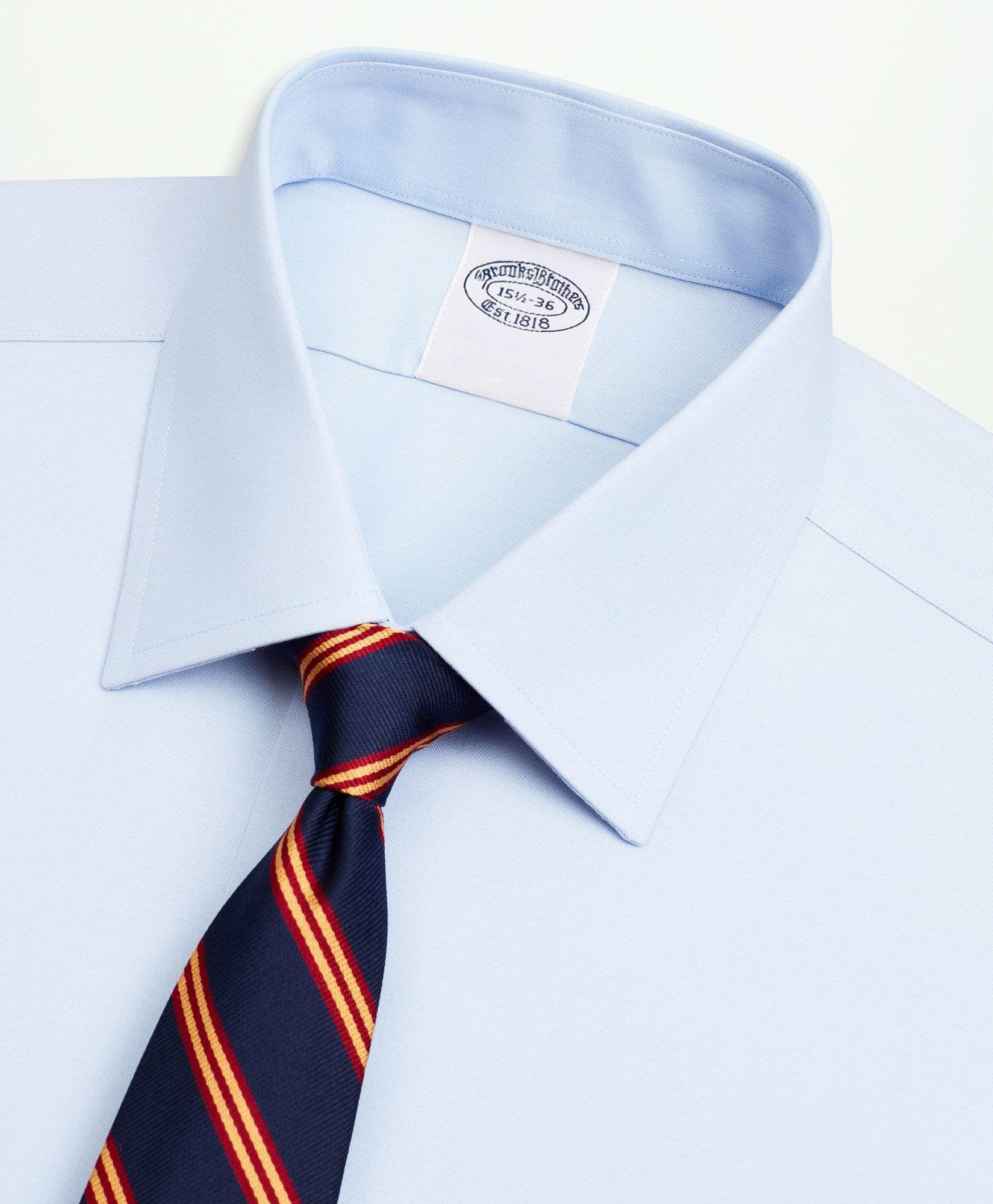 Camisa Hombre Brooks Brothers Cotton Pinpoint Regular Celeste-2