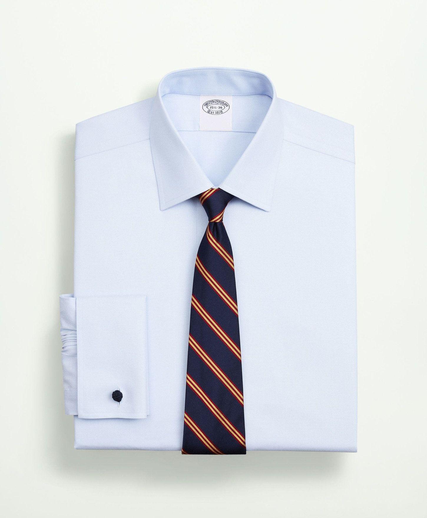 Camisa Hombre Brooks Brothers Cotton Pinpoint Regular Celeste-0